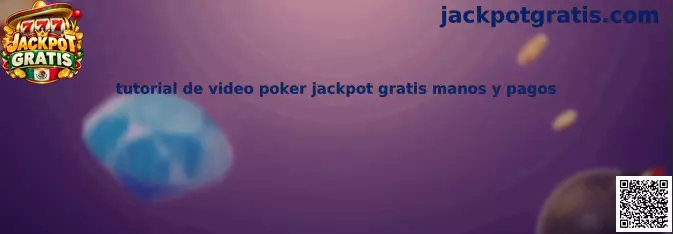 Imagen ilustrativa del tutorial de video póker Jackpot Gratis sobre cartas, manos ganadoras y tablas de pagos
