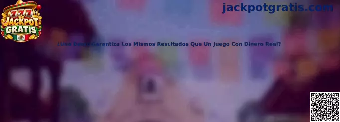 Comparación informativa entre los resultados de un juego demo y una modalidad con dinero real