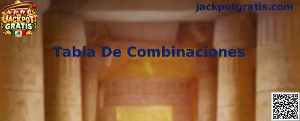Guía visual de la tabla de combinaciones y símbolos de pago en tragamonedas